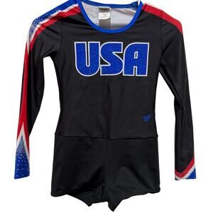 Varsity Spirit Varsity all star Cheerleader outfit USA red/white/blue  Youth Med